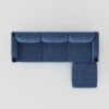 Convertible Combination Sofa, Sofa L Shaped, Sofa With Storage Cabinet Footstool, Living Room Sofa, Living Room 3 Seater Combination Sofa - Navy Blue - Image 9