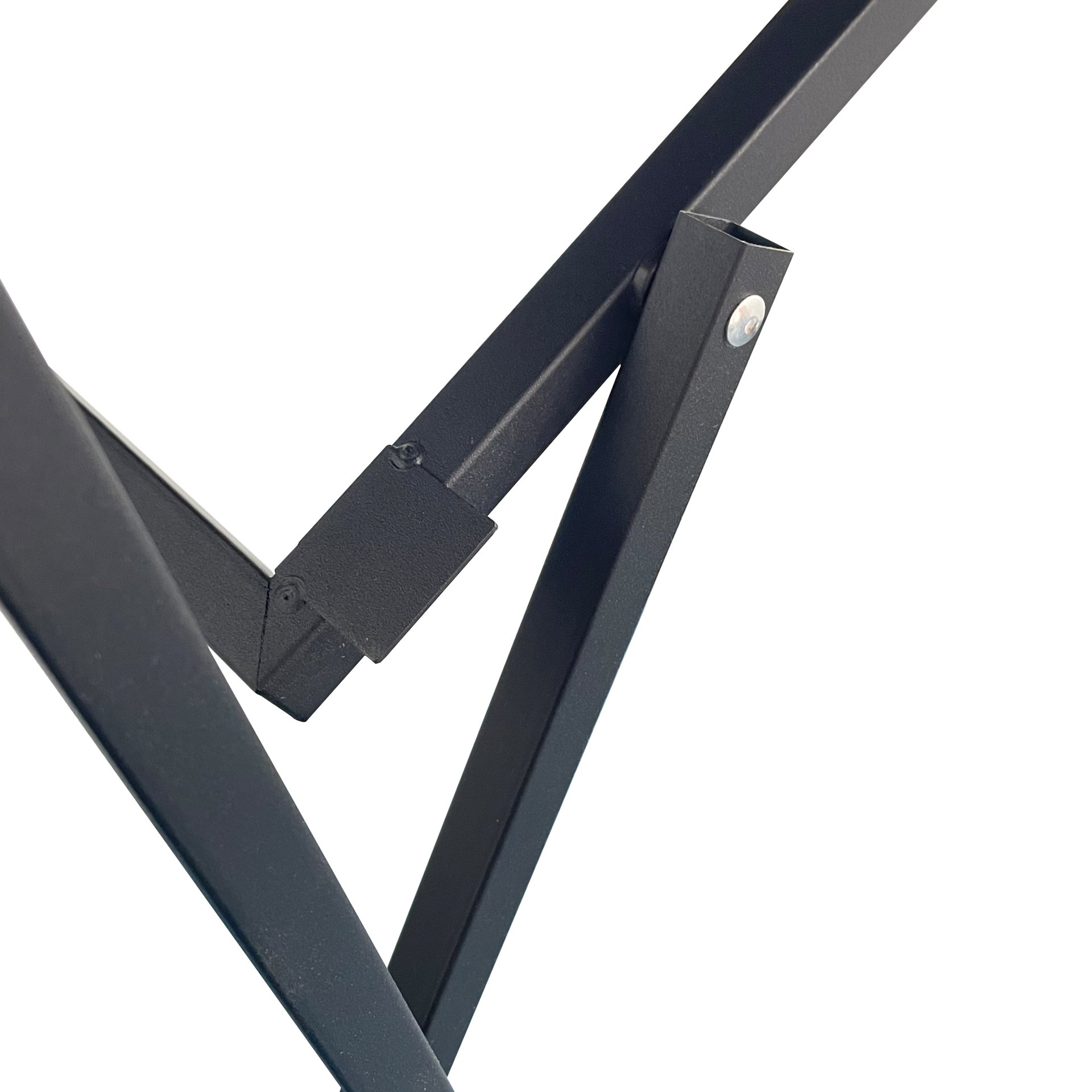 TV Trays For Eating (Set of 4) With Stand, Folding Snack Tray Table Set, Folding TV Dining Tables For Small Space - Rustic Brown - Image 9