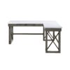 Talmar - Marble Top Weathered Writing Desk With Lift Top - Gray - Image 3