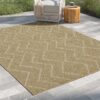 Earth - 2'7" X 7'3" Indoor, Outdoor Area Rug - Jute / White - Image 4