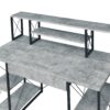 Amiel - All Purpose Writing Desk - Gray - Image 5