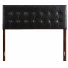 Super Nova - Queen Bed Upholstered Headboard - Black - Image 5