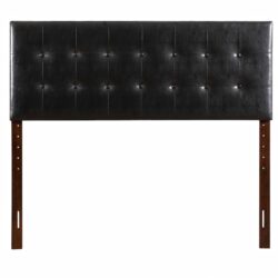 Super Nova - Queen Bed Upholstered Headboard - Black