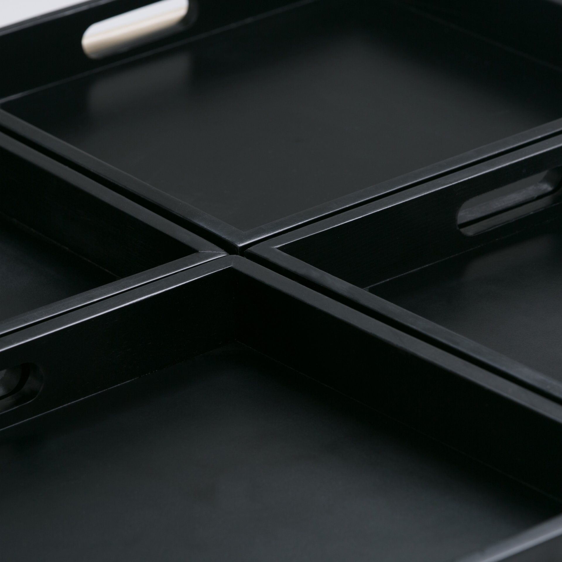 Avalon - Square Coffee Table Storage Ottoman - Slate Gray - Image 7