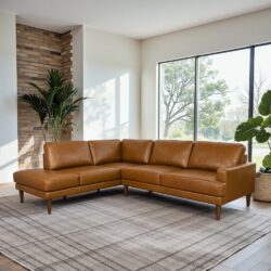 Corbin - Right Facing Sectional Sofa - Tan