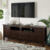 Warm Shaker - TV Media Stand - Russet Brown - Image 7
