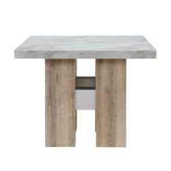 Mikha - Bar Table - White / Natural