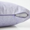 Pillows, Square, Insert Included, Decorative Throw, Hypoallergenic Polyester, Modern (Set of 2) - Purple - Image 2