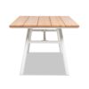Maiden - 6 Seater Patio Dining Table - Natural Teak - Image 3