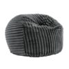 Sky Luxe - Minky Gunmetal Memory Foam Lounger - Gray - Image 5