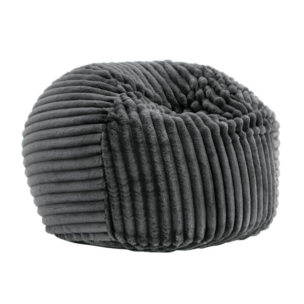 Sky Luxe - Minky Gunmetal Memory Foam Lounger - Gray