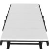 Solid Mahogany Wood Multifunction Convertible Dining Table, Free Switch Space Saving Table Shelf For Home And Studio - White - Image 8
