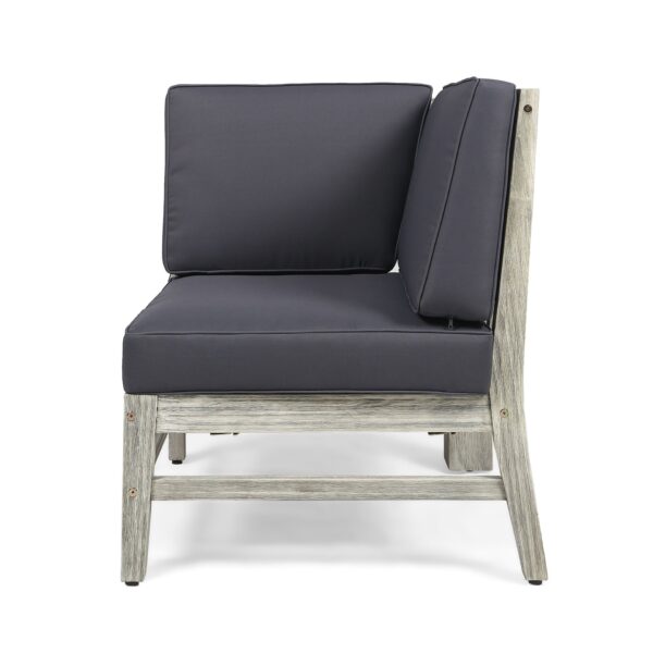 Perla - Corner Chair - Gray