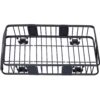 Rooftop Cargo Carrier Basket Universal Fit 64" Steel With Wind Fairing - Black - Image 6