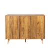Sideboard Buffet Cabinet With 3 Drawers & 2 Doors, Buffet Cabinet With Adjustable Shelves For For Living Room Dining Room Hallway, Kitchen - White - Image 13