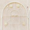 2 Pack Metal Garden Trellis Rustproof Trellis For Climbing Plants Outdoor Flower Support - Cream White - Image 6