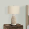 Lighting, Table Lamp, Ceramic, Resin, Contemporary - Cream - Image 3