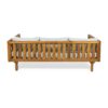 Claremont - 3 Seater Daybed With Water Resistant Cushions - Teak - Image 9