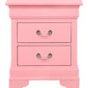 Louis Phillipe - Charming Nightstand - Pink - Image 6