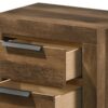 Morales - Rustic Nightstand - Oak - Image 5