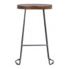 Industrial Chunky Bar Stool - Chestnut - Image 9