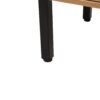 40.16" Rattan Coffee Table, Sliding Door For Storage, Metal Legs, Modern Table For Living Room - Natural - Image 12