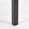 Rectangular Outdoor Dining Table Tabletop With Iron Legs - Black - Image 12