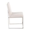 Fuji - Contemporary High Back Dining Chair (Set of 2) - Beige - Image 3