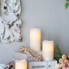 LED Candles With Remote Timer (Set of 3) - Ivory - Image 9