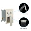 Dual Shower Head System With Square Rain Shower And Rough In Valve - Brushed Nickel - Image 5