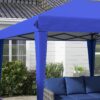 Outsunny - 10' x 19.2' Pop Up Canopy Tent, Heavy Duty Tent For Parties, Outdoor Instant Gazebo Sun Shade Shelter With Carry Bag For Catering, Events, Wedding, Backyard Bbq - Blue - Image 7