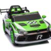 12V4A 20W*2 One Button Start, Forward And Backward, High And Low Speed, Music, Front Light, Power Display, Two Doors Can Open, 2.4G R / C, Seat Belt Four Wheel Absorber Kids Ride On Car - Green - Image 9