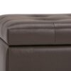Cosmopolitan - Storage Ottoman - Chocolate Brown - Image 4