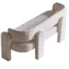 Boucle Upholstery Modern Sofa For Living Room - Beige - Image 7