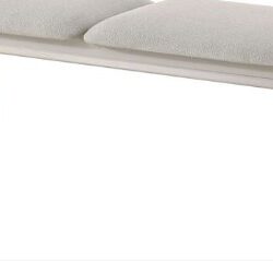 Laveda - Boucle Bench - Light Gray / White