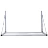 Wall-Mounted Folding Tire Storage, 30.5 To 50.5" Wide, Supports 300 Pounds - Silver - Image 3