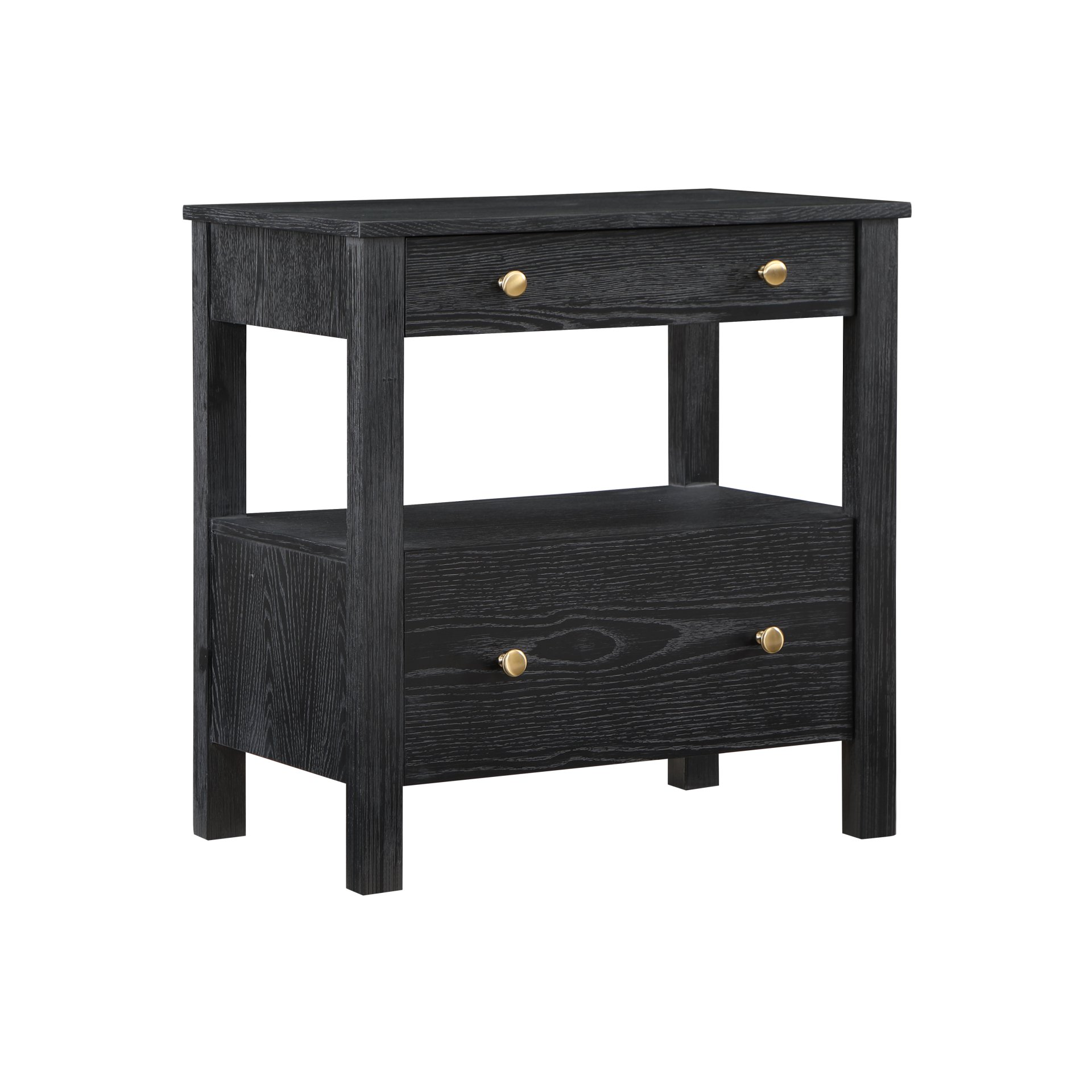 Danielle - 2 Drawer Nightstand With Knobs - Black - Image 13
