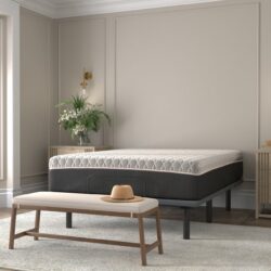 Copper Lux Hybrid - 12" California King Mattress With Copper Infused Contouring Memory Comfort Layer And Supportive Coil System - Black / Gray