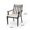 Delmar - Dining Chair (Set of 2) - Black / Beige - Image 3