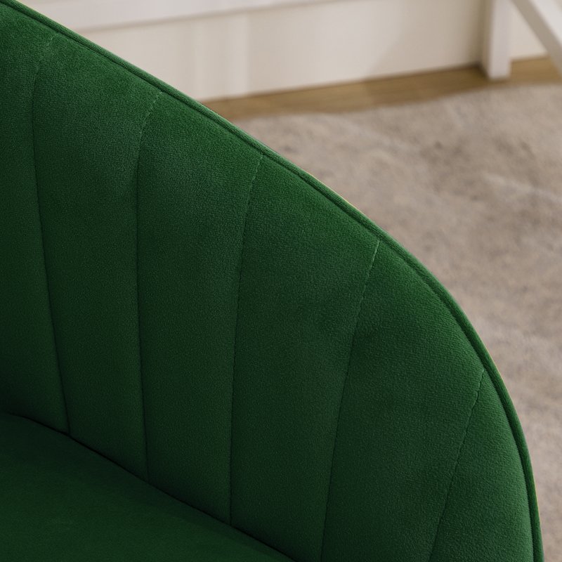 Adjustable Office Chair, Ergonomic Swivel Chair, Backrest Seat, Comfortable For Long Sitting - Green - Image 9