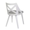 Charlotte - Farmhouse Chair (Set of 2) - White / Light Gray - Image 4