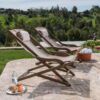 Arcadia - Outdoor Sling Chair With Pillow - Gray - Image 2