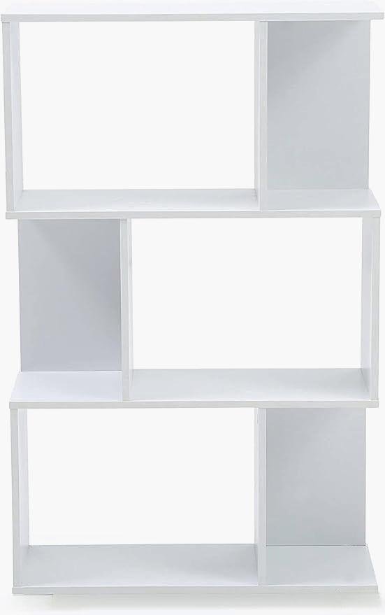 3 Layer Simple Household Bookshelf - Cream White - Image 4