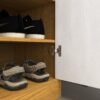 Freestanding Wooden Shoe Cabinet Organizer With Adjustable Shelves And Drawer - Natural / White - Image 12