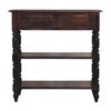 Turned Legs Side Table - Brown - Image 10