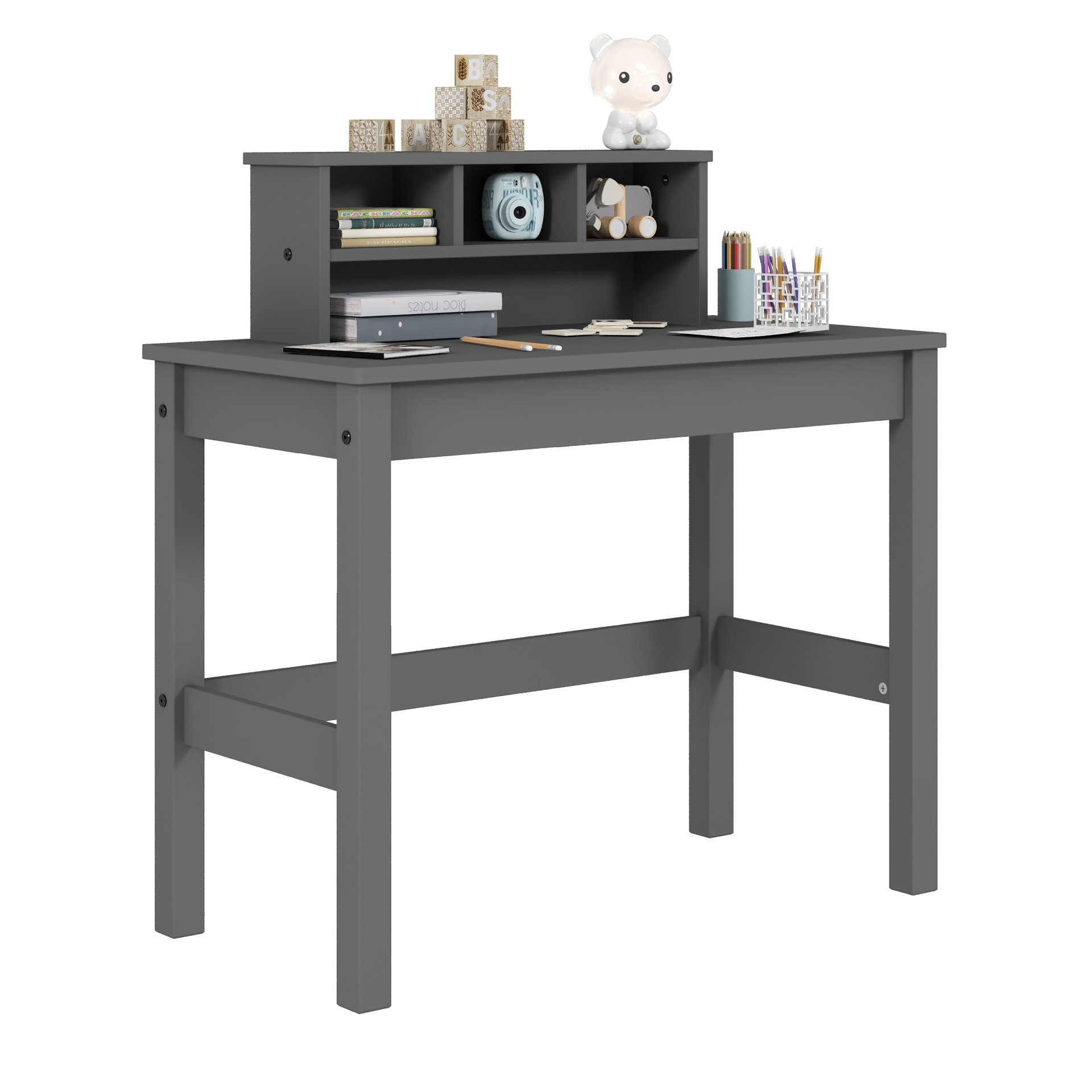 Logan - Writing Desk - Gray - Image 13