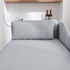 Chaise Lounge Indoor, Velvet Lounge Chair For Bedroom With Storage & Pillow, Modern Upholstered Rolled Arm Chase Lounge For Sleeping With Nailhead Trim For Living Room Bedroom Office - Gray - Image 9