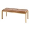 Fuji - Contemporary Bench - Gold / Camel - Image 3
