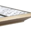 Antique Rectangle Mirror With Floral Accents, Mirrored Display Tray, Hanging Wall Mirror - Silver - Image 9