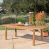 Wilson - Expandable Dining Table With Slat Design - Teak Acacia Wood - Image 4